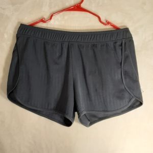 Grey athletic shorts